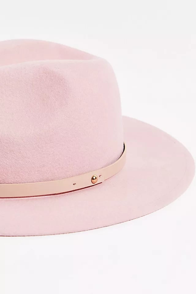 Free People Wythe Leather Band Felt Hat