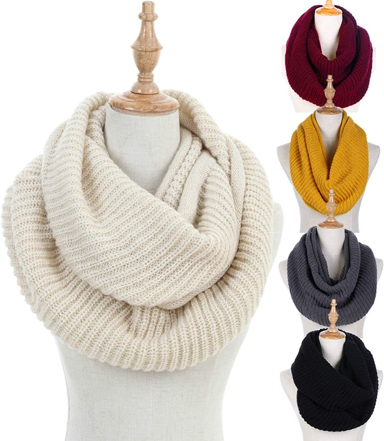 Dimore Ribbed Knit Infinity Scarf