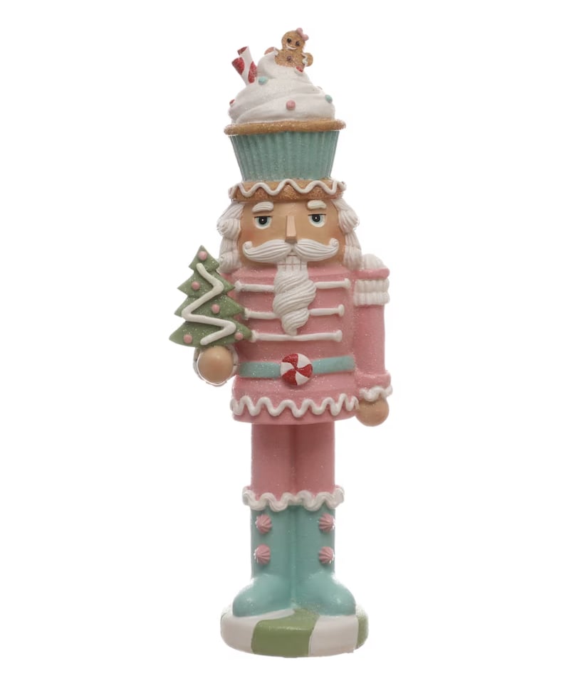 Michaels Christmas Decorations: Oh What Fun Green Cupcake Tabletop Nutcracker