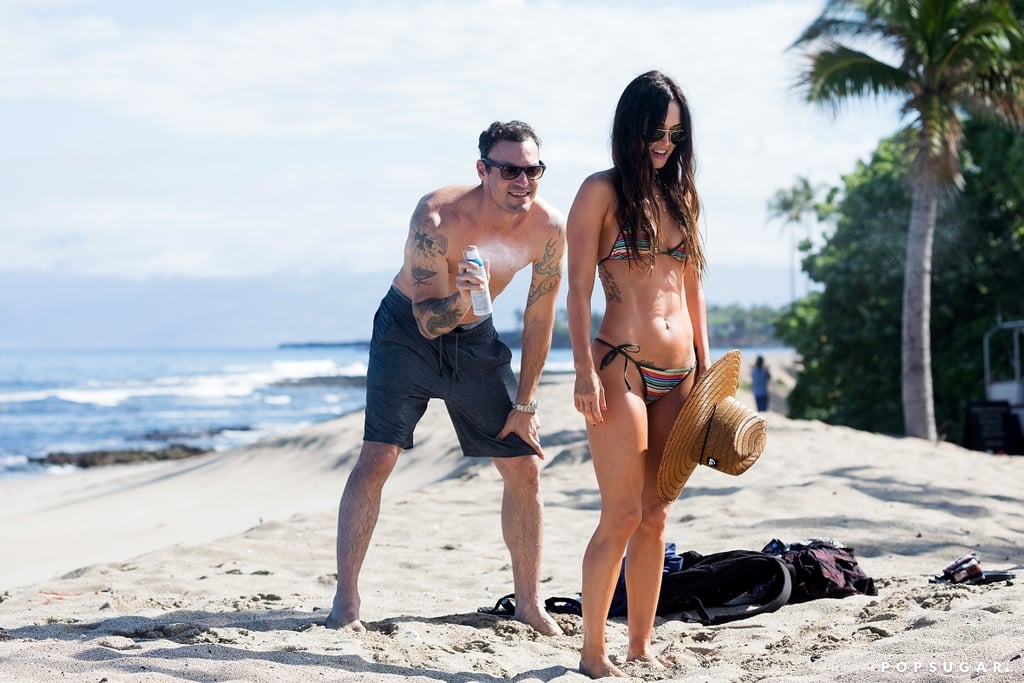 Megan Fox and Brian Austin Green Showing PDA in Hawaii