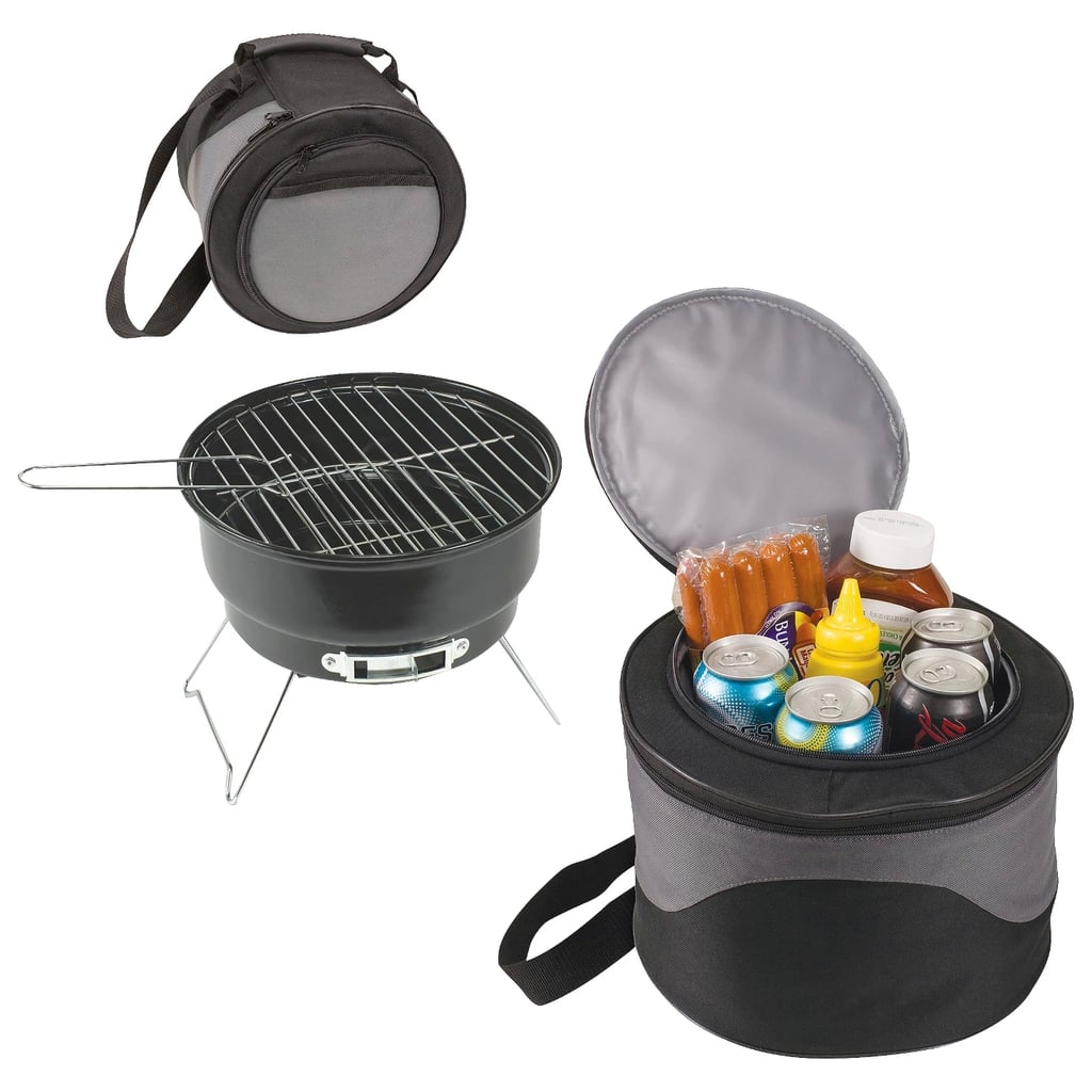 Charcoal Grill With Tote/Cooler