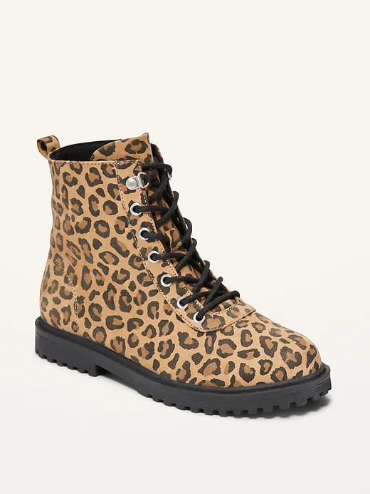Old Navy Faux-Suede Lace-Up Combat Boots for Girls