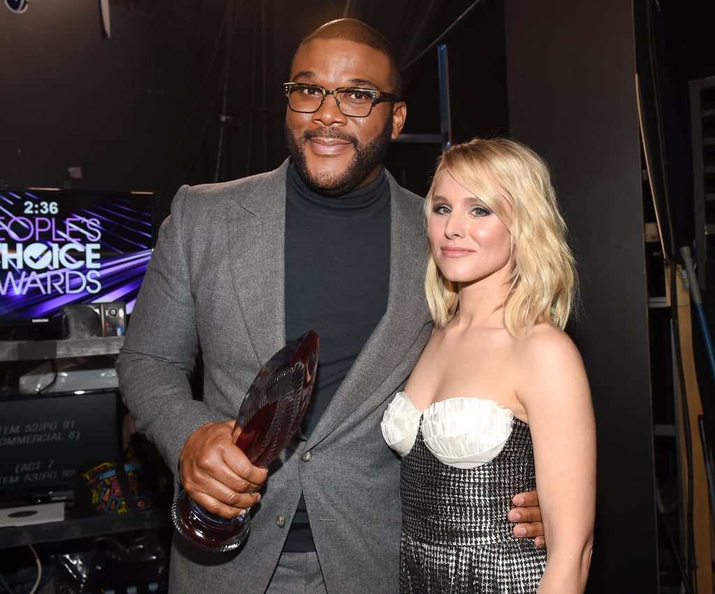 Pictured: Tyler Perry and Kristen Bell