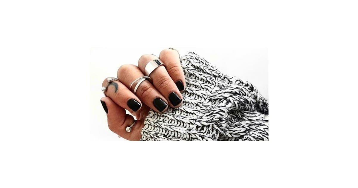 Black Nail Polish Tips | POPSUGAR Beauty