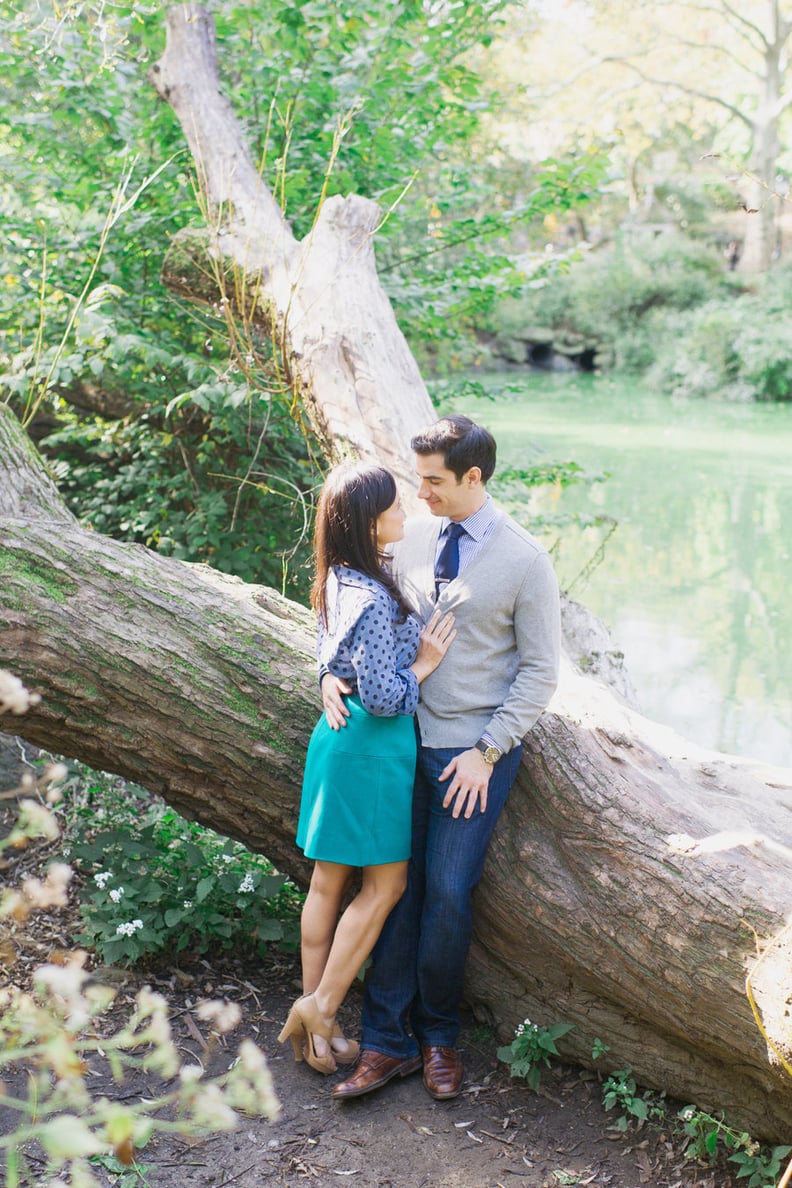 Pose by a Tree