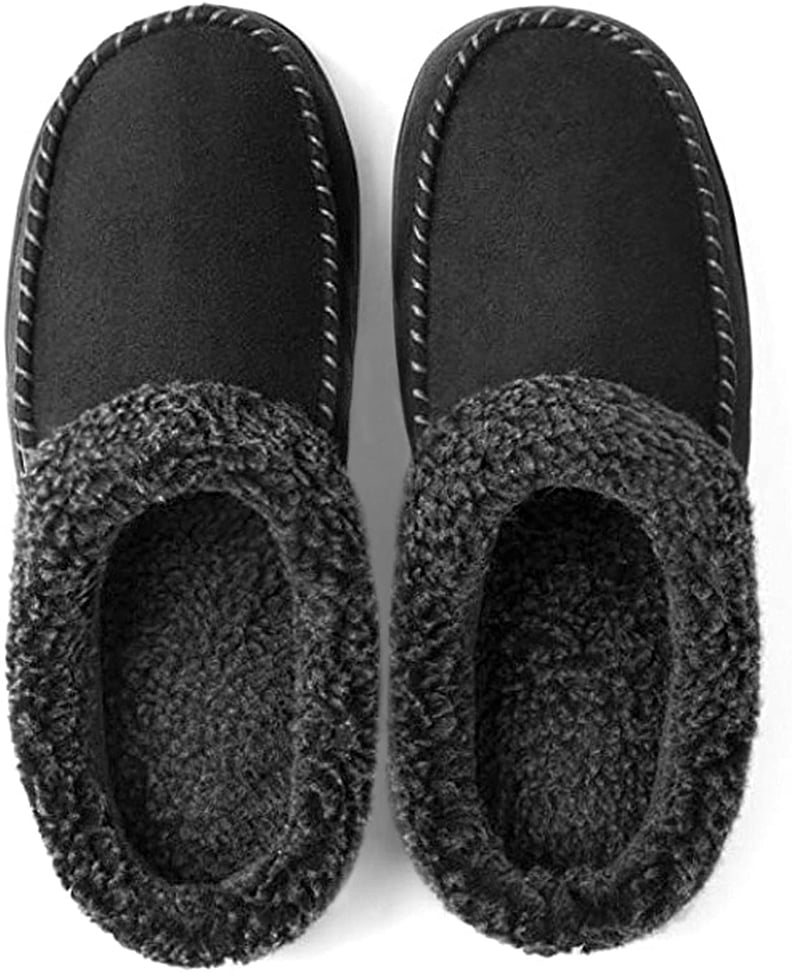 Ultraideas Cozy Memory Foam Moccasin Suede Slippers