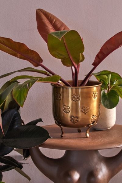 Val Footed Metal Planter