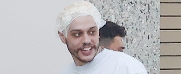 Pete Davidson and Kim Kardashian Are Twinning With Matching Blond Hairstyles