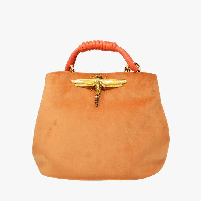 Veronica Silicani Secchiello Arancio Bag