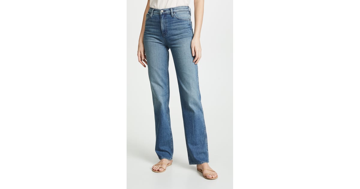 Hudson Faye High Rise Straight Jeans | Spring Denim Trends 2019 ...