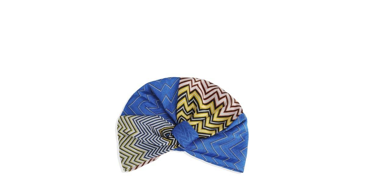 A Printed Turban | Something Blue Fashion Ideas For a Bride | POPSUGAR ...