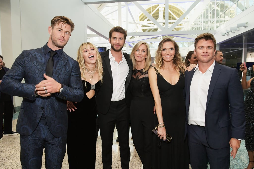 Miley Cyrus and Liam Hemsworth at Avengers Endgame Premiere