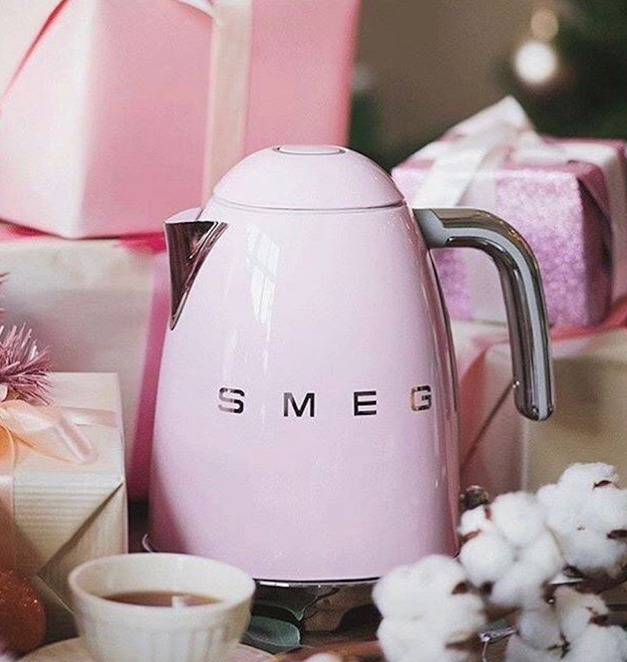  SMEG 7 CUP Kettle (Pink): Home & Kitchen