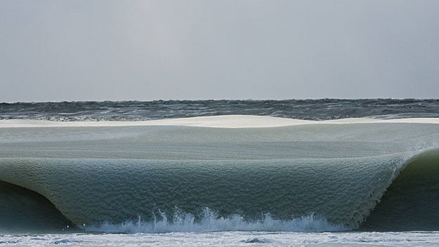 Frozen Waves in Nantucket, MA | Pictures