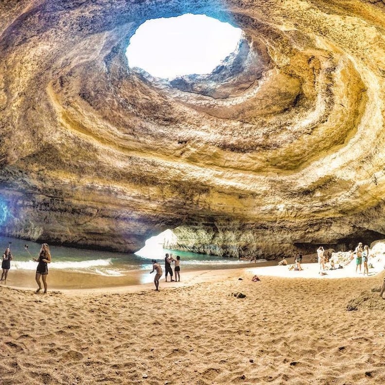 The Only Way to Reach This Cool Sea Cave in Portugal Is by Boat or Kayak