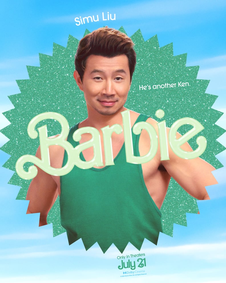 Simu Liu's "Barbie" Poster