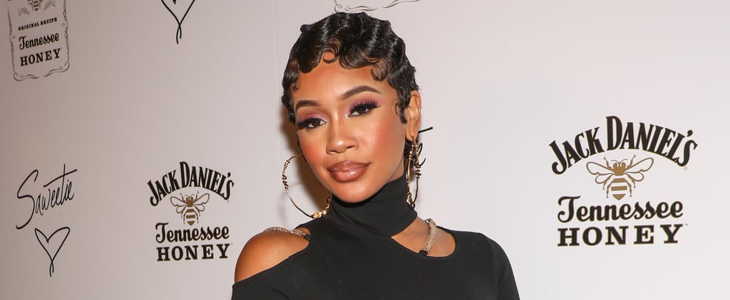Saweetie's Dress Is Covered in 12 Cutouts Held Together by Gold Chains