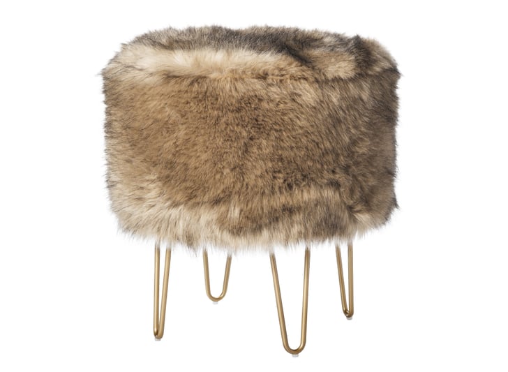 Faux Fur Ottoman (65) Target's New Threshold Fall Collection 2015
