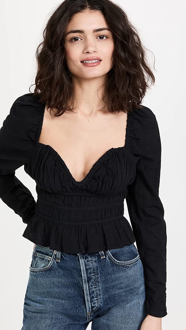 A Plunging Top: Free People Chloe Top