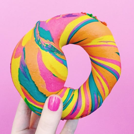 Rainbow Bagels From the Bagel Store