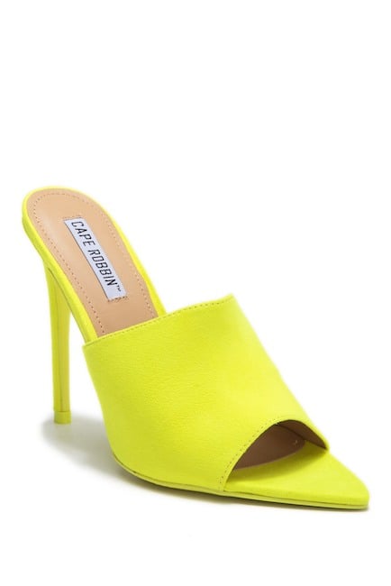 highlighter green heels