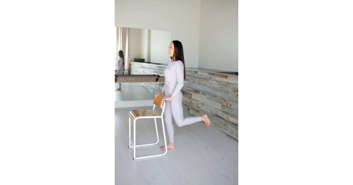 Standing Kickbacks Best AtHome Barre Exercises For Glutes POPSUGAR