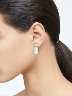 Brilliant Gemstone Stud Earrings