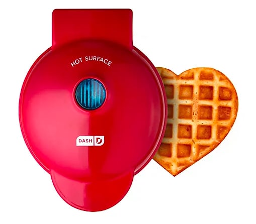 Dash Heart Mini Waffle Maker