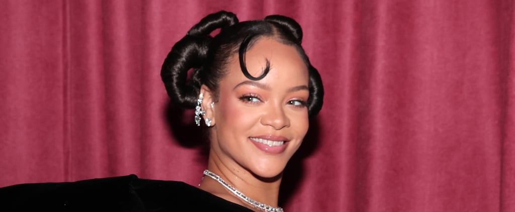 Rihanna's Updo Hairstyle at the 2023 Golden Globes