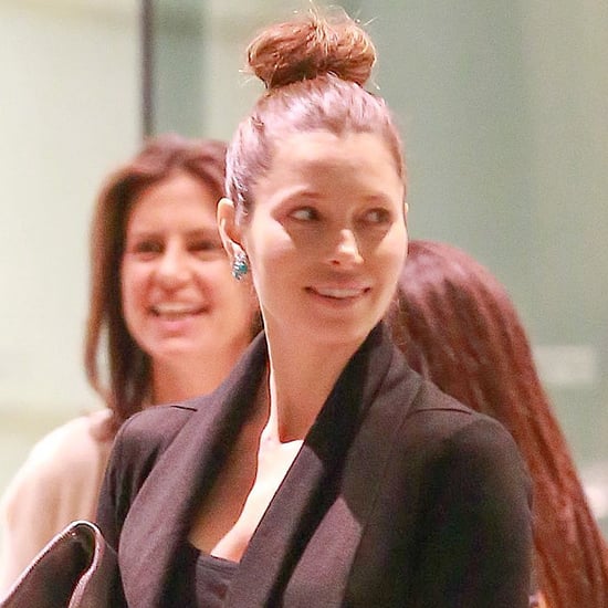 Jessica Biel at a Meeting Amid Pregnancy Rumors | Photos