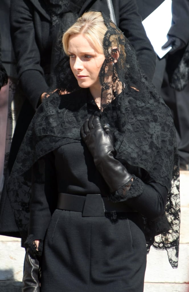 She attended the funeral of Princess Antoinette, late Prince Rainier's sister, at the Monaco Cathedral in March 2011.
Source: Getty / Lionel Cironneau/AFP