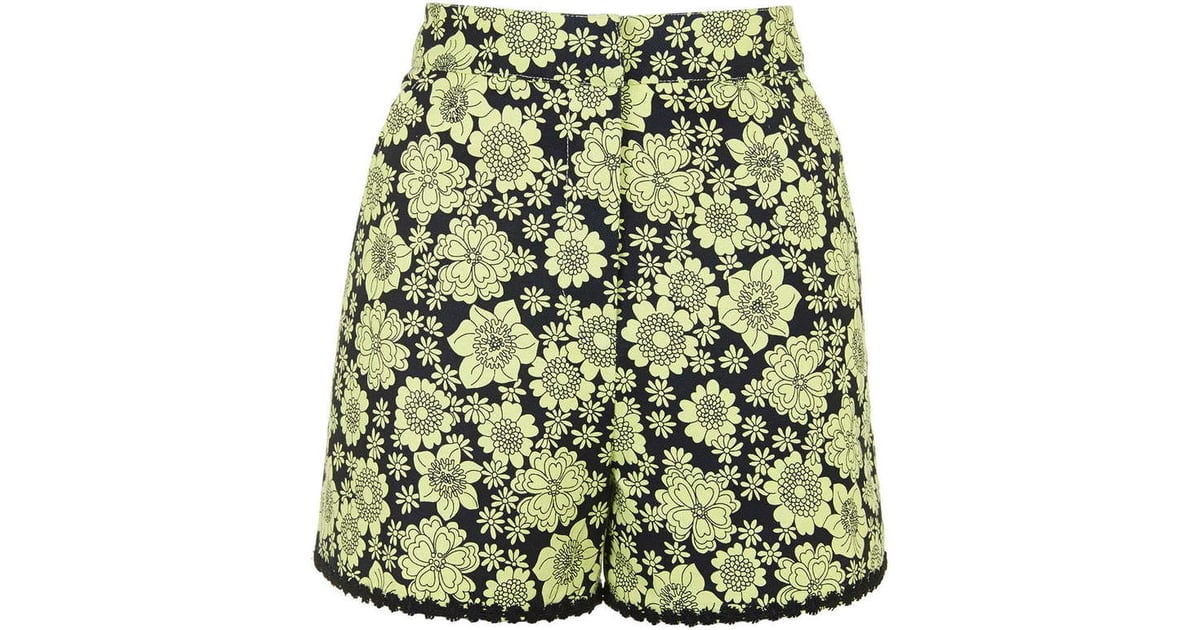 Topshop archive '60s floral psyche shorts ($70) | Topshop's Archive ...