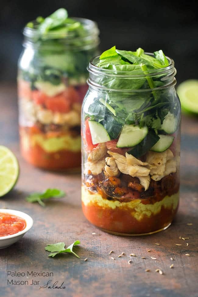 Mason Jar Taco Salad