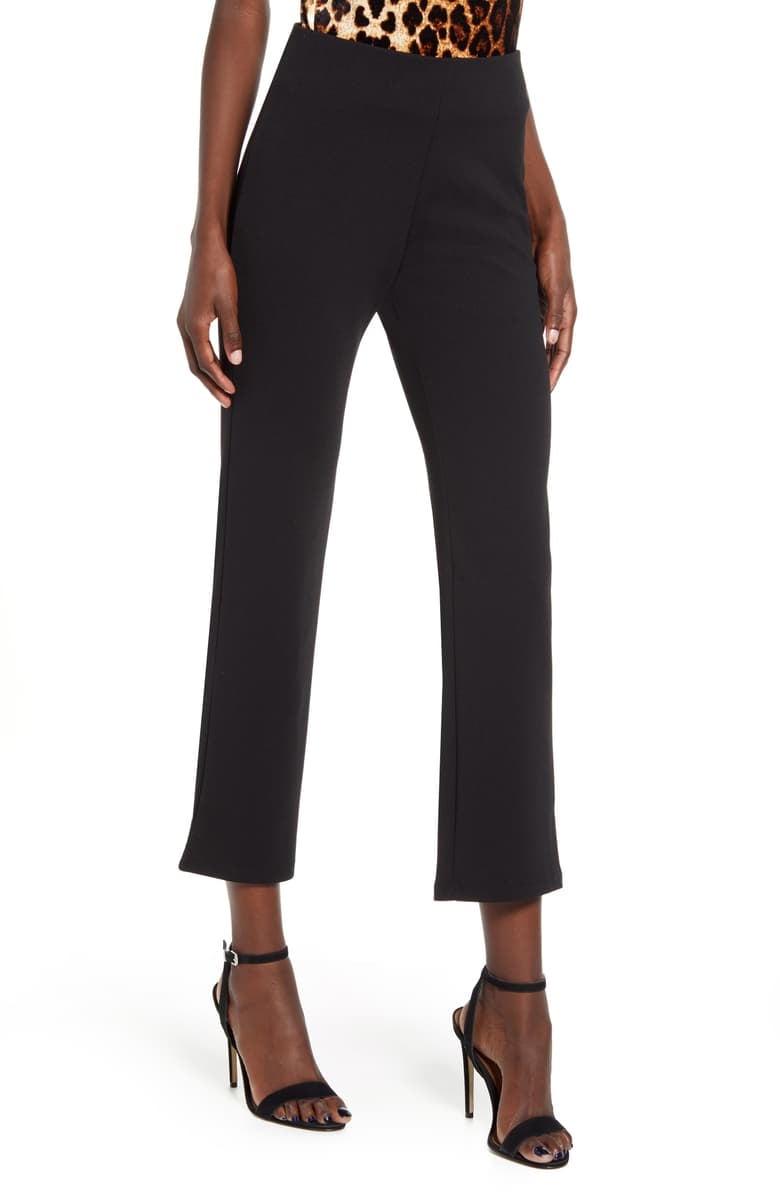 Leith High Waist Slim Pants in Black I Bought These 29 Pants on