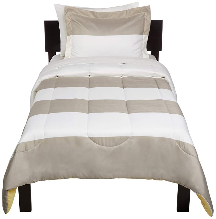 Amazon Basics FivePiece BedinaBag Comforter Bedding Set Best Dorm