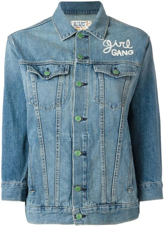 A "Girl Gang" Denim Jacket to Show Solidarity During the March