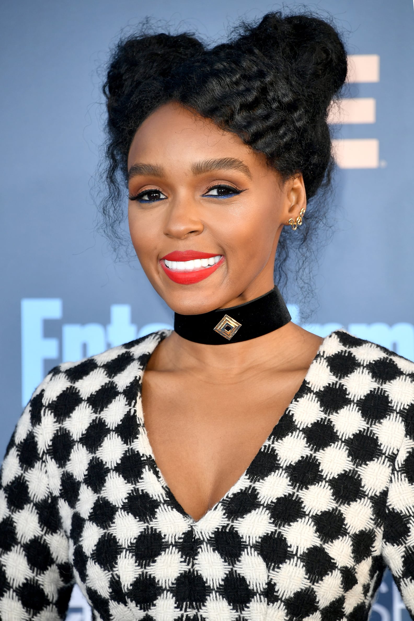 Janelle Monae Makeup and Hair at 2017 Critics&rsquo; Choice Awards | PS Beauty