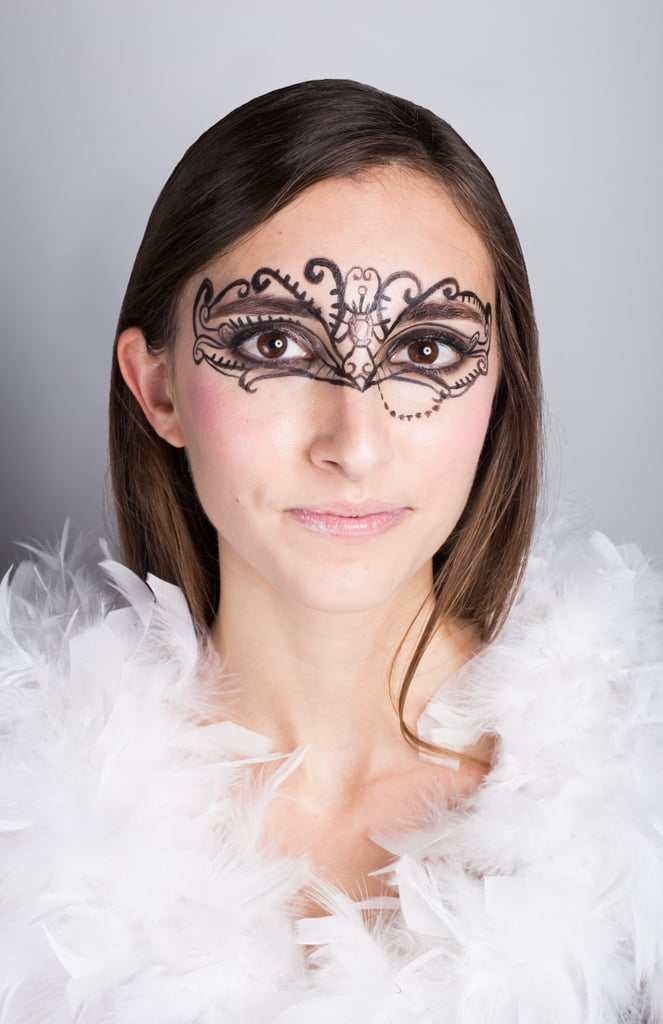 Masquerade Mask Easy Halloween Costume Ideas With Eyeliner Popsugar