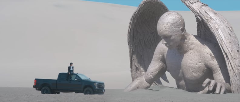 BTS's "Yet to Come" Music Video Easter Egg: The Angel in the Sand