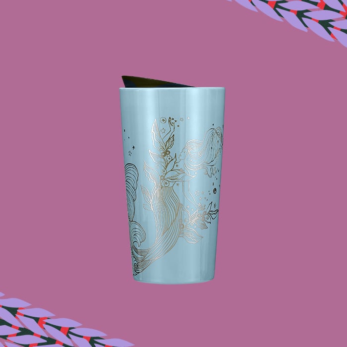 Starbucks Holiday Icicle Blue Tumbler