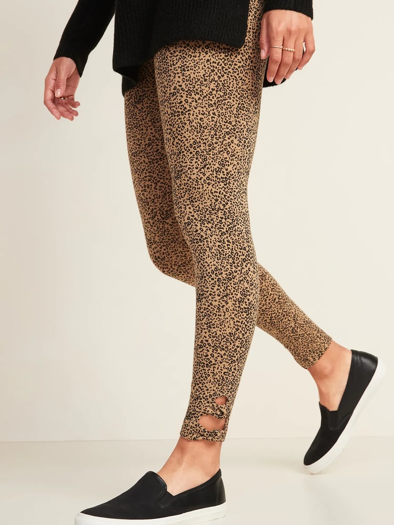 Old Navy High-Waisted Jersey Side-Knot Leggings