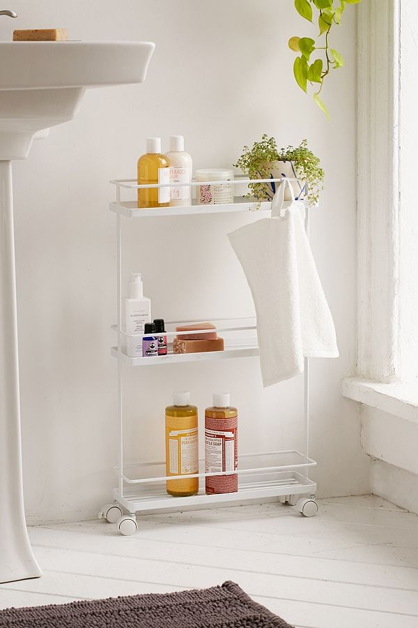 Yamazaki Tower Bathroom Storage Cart