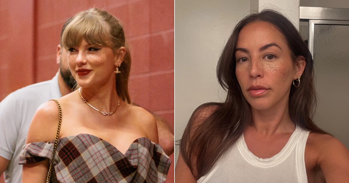 Taylor Swifts Glitter Freckles Just Became My Favorite Accessory