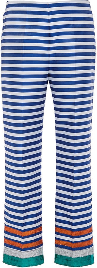 Clover Canyon Striped Metallic Hemmed Pants ($270)