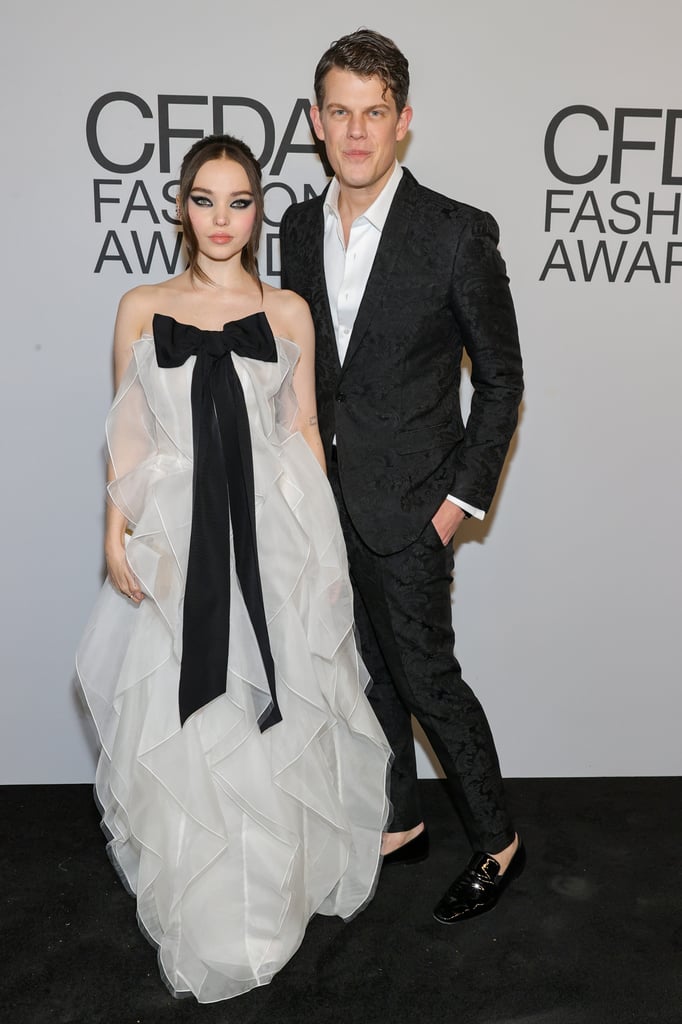 Dove Cameron and Wes Gordon at the 2021 CFDA Fashion Awards