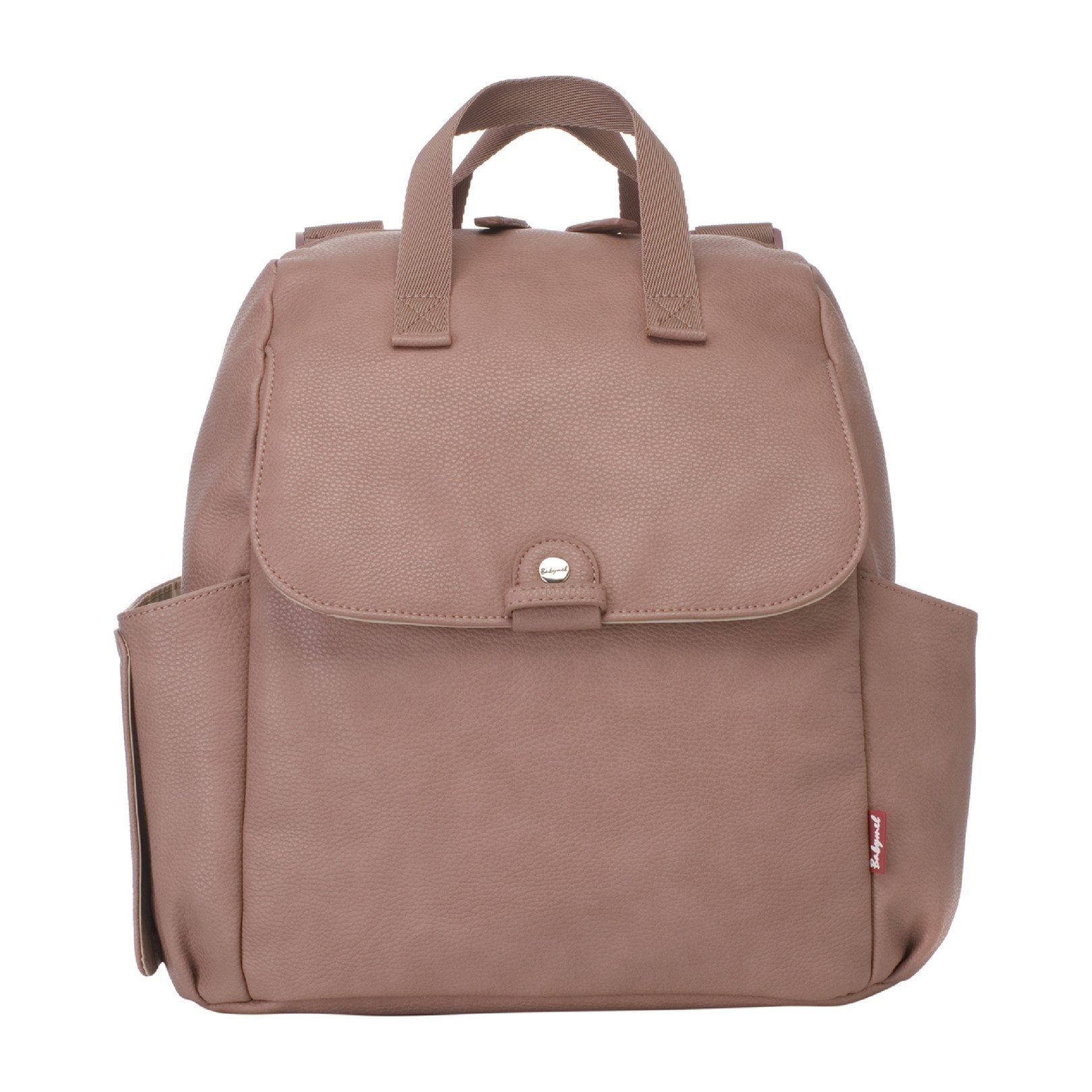 nappy bag backpack leather