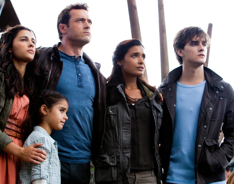 TERRA NOVA, (from left): Naomi Scott, Alana Mansour, Jason O'Mara, Shelley Conn, Landon Liboiron, 'Within', (Season 1, ep. 111, aired Dec. 12, 2011), 2011-. photo: Vince Valitutti / TM and Copyright  20th Century Fox Film Corp. All rights reserved, Courte