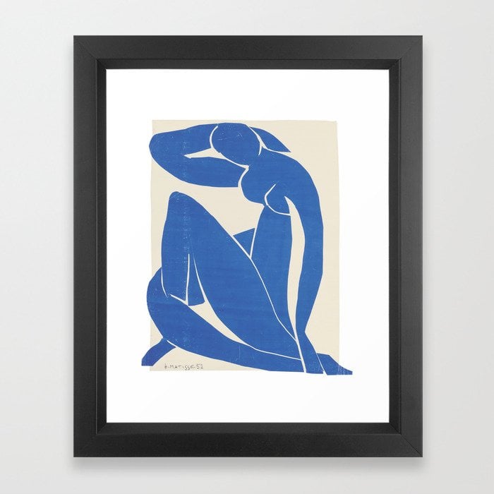 Society6 Blue Nude by Henri Matisse Framed Art Print