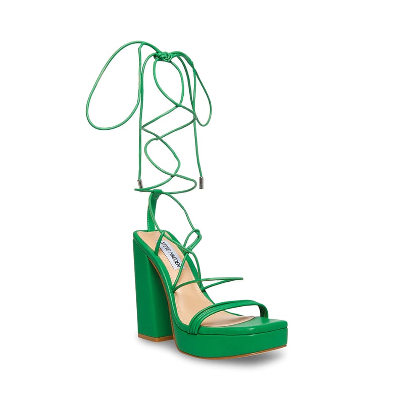 Steve Madden Manzie Green Sandals