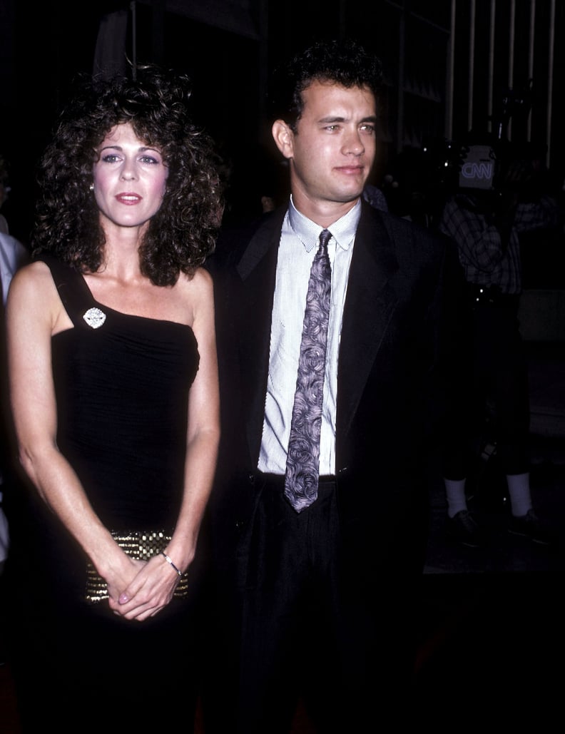Rita Wilson and Tom Hanks in 1986